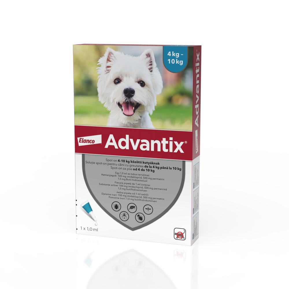 Advantix 100(4-10kg) 1pip