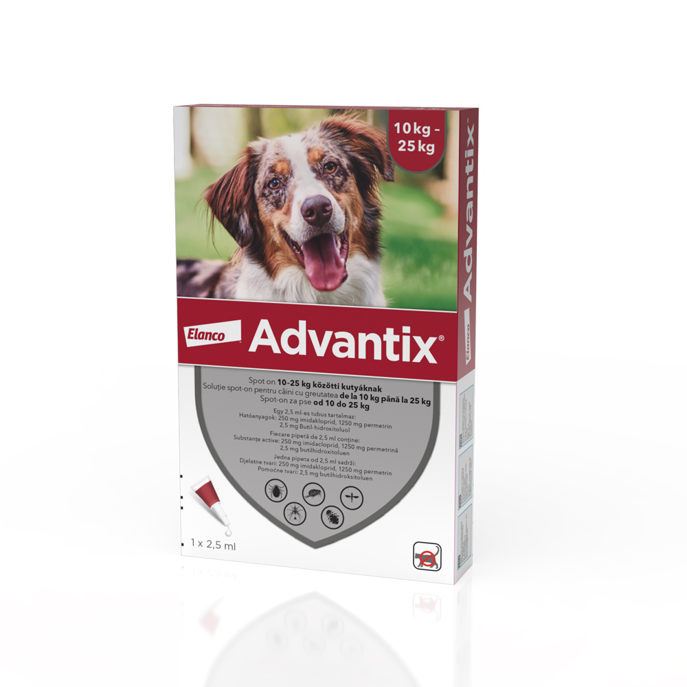 Advantix 250 (10-25kg) x 1pip