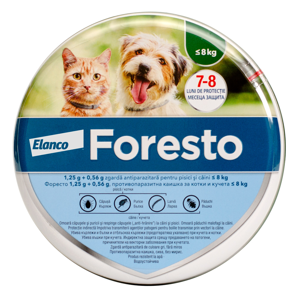 Foresto collar for cats and small dogs