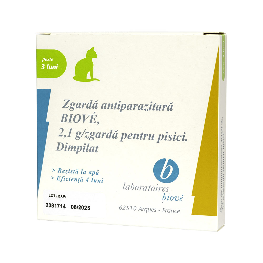Zgarda antiparazitara pisica