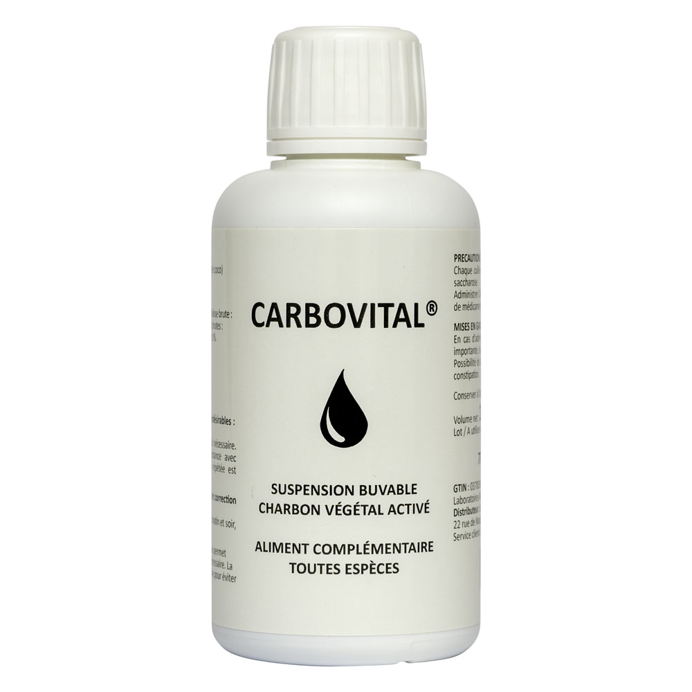 Carbovital suspensie cu cărbune activ pentru digestie, 125 ml