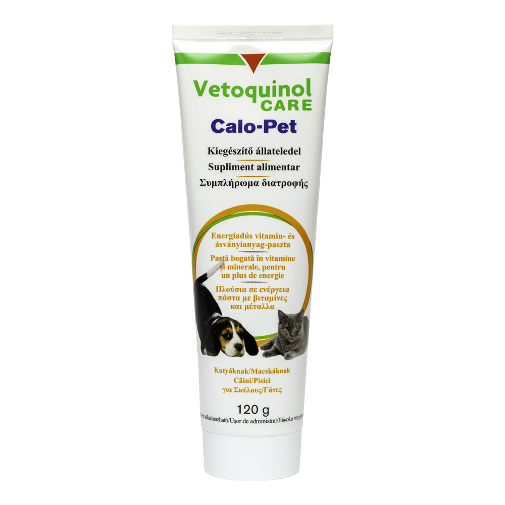 Calo-Pet gel energizant cu vitamine pentru câini și pisici, 120 g