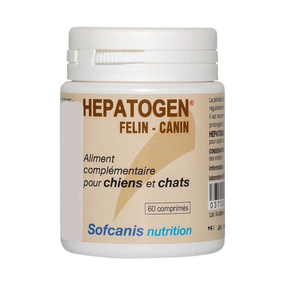 Hepatogen 25 mg pentru ficat, câini mici și pisici, 60 comprimate