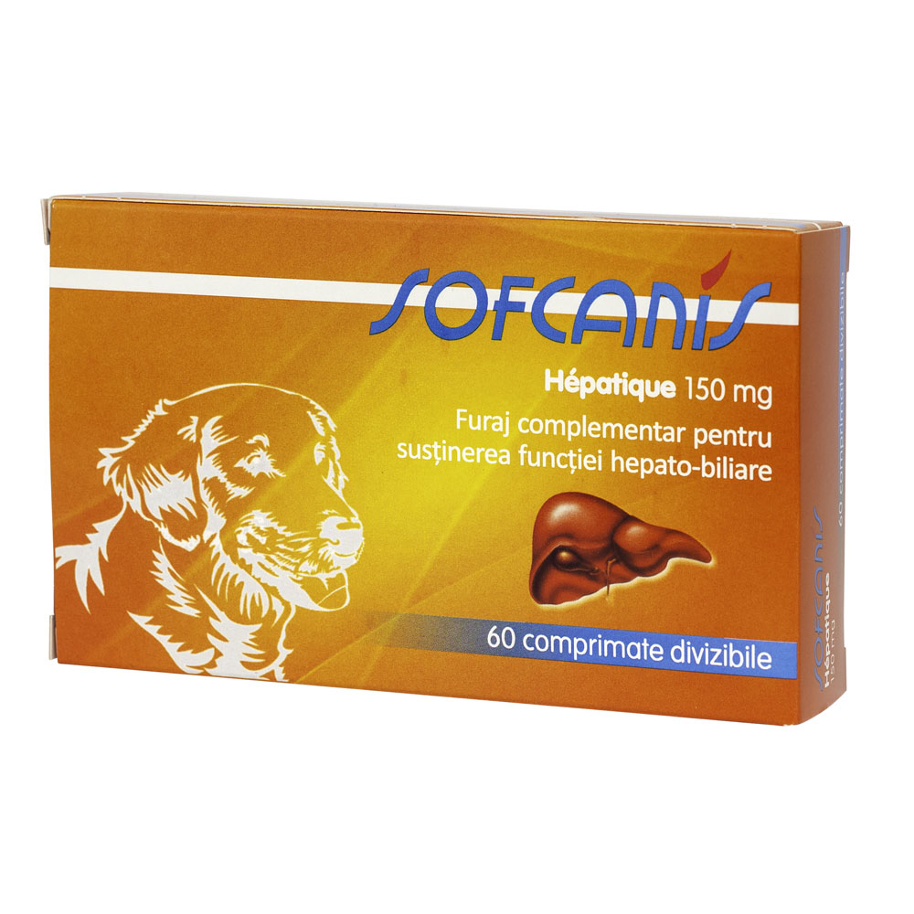 Sofcanis Hépatique 150 mg pentru ficat, 60 comprimate