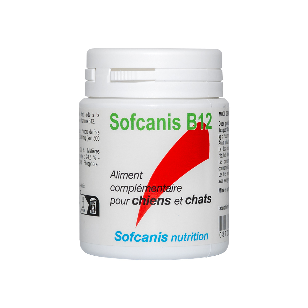 Sofcanis B12, vitamina B12, câini și pisici, 40 comprimate