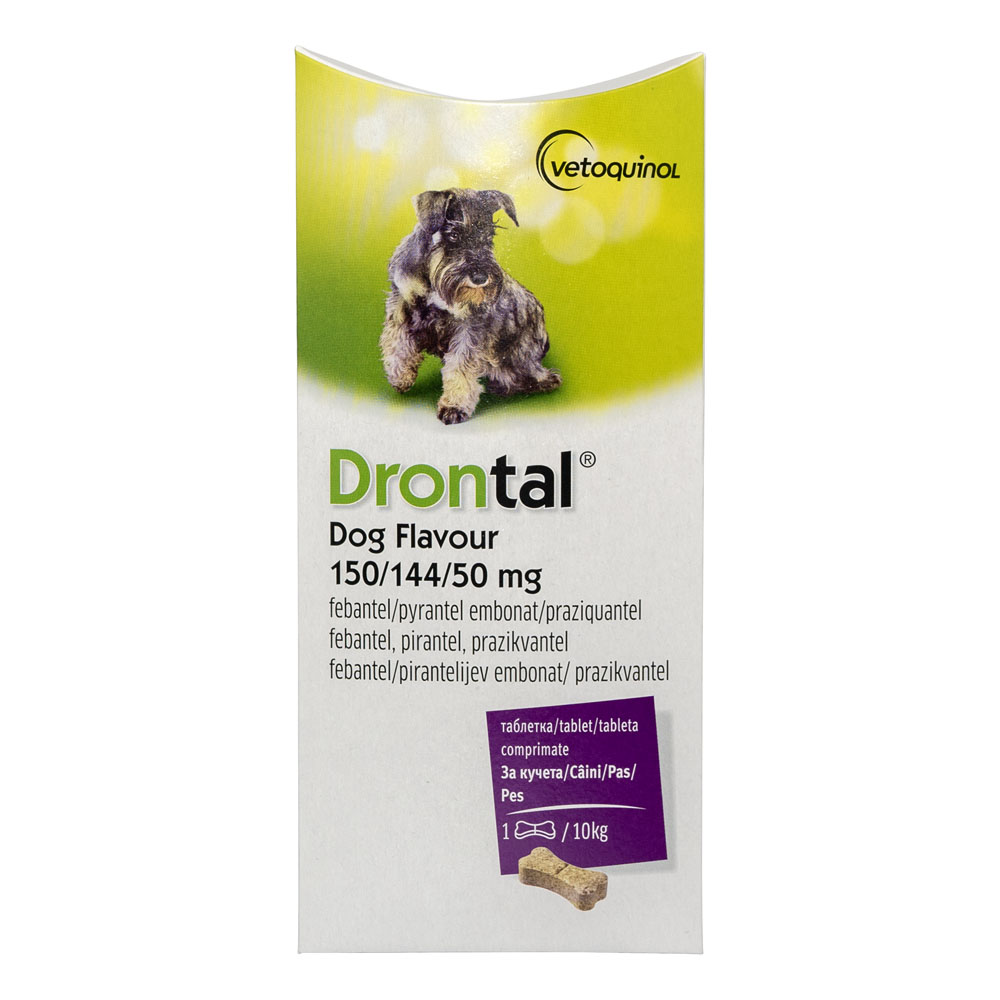 Drontal Dog Flavour 6cp x 1 blister