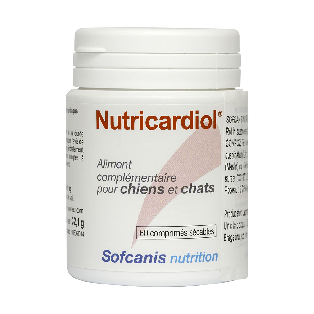 Sofcanis Nutricardiol pentru funcția cardiacă, câini și pisici, 60 comprimate