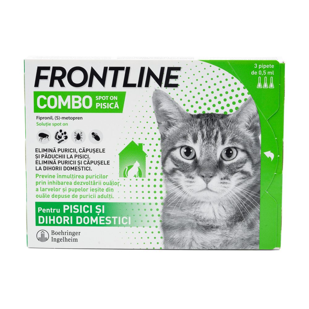 Frontline COMBO Pisica 3pip