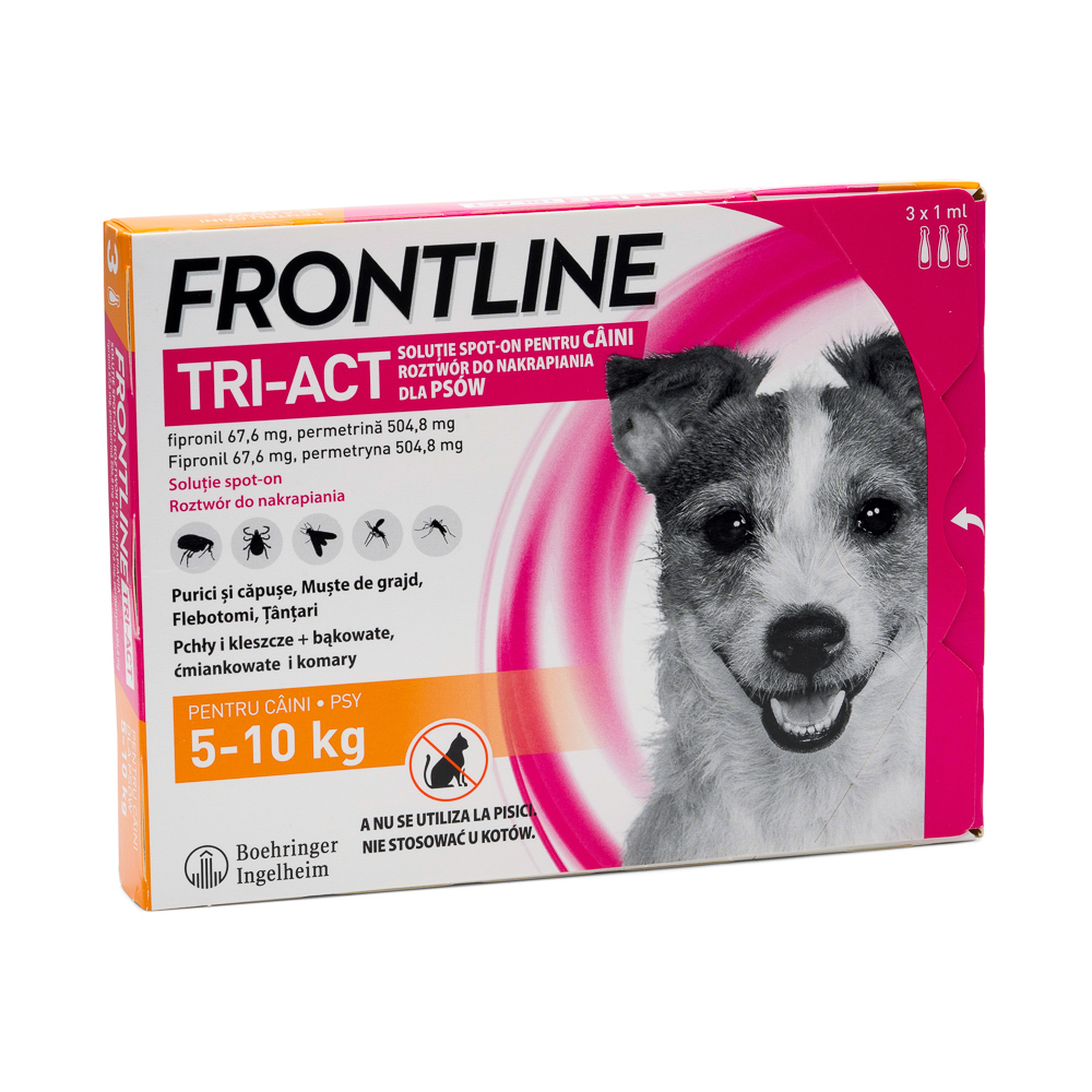 Frontline TRI-ACT S 5-10 kg 3pip