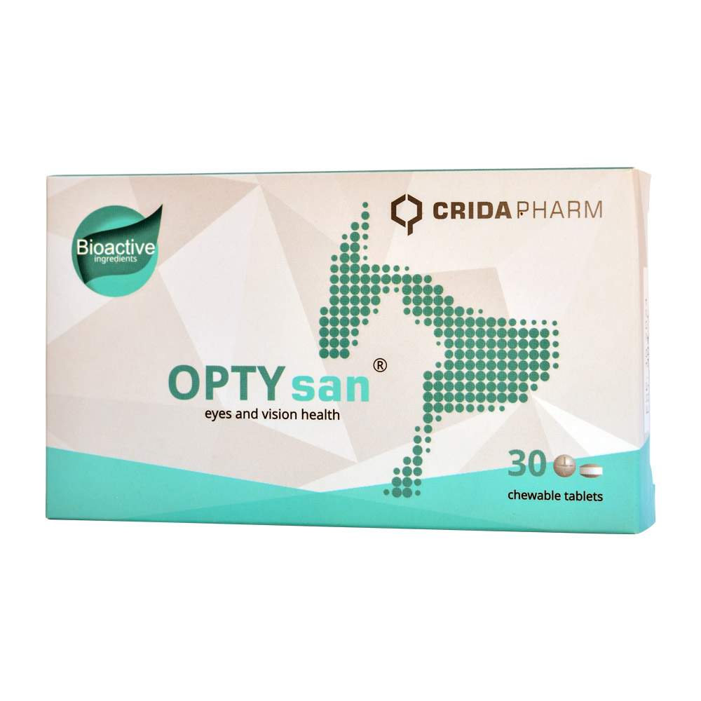 Optysan comprimate masticabile pentru ochi, câini și pisici, 30 comprimate