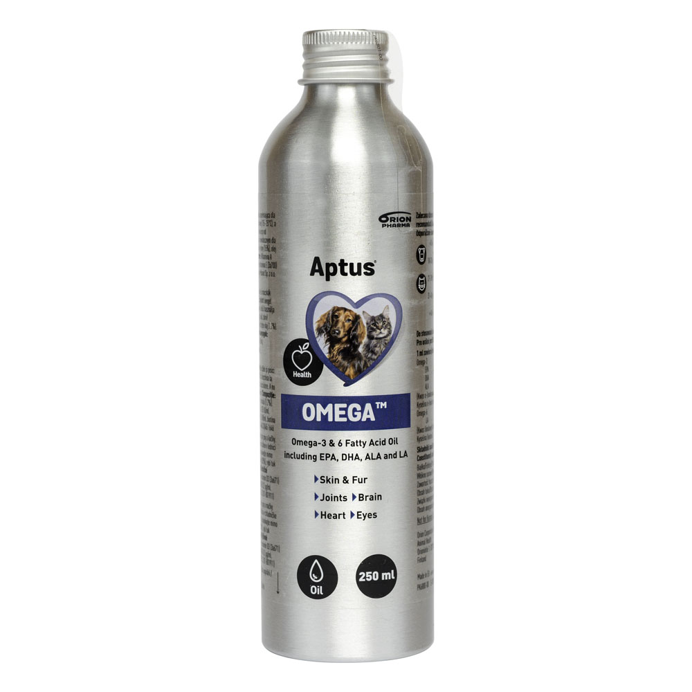 Aptus Omega ulei cu acizi grași Omega, câini și pisici, 250 ml
