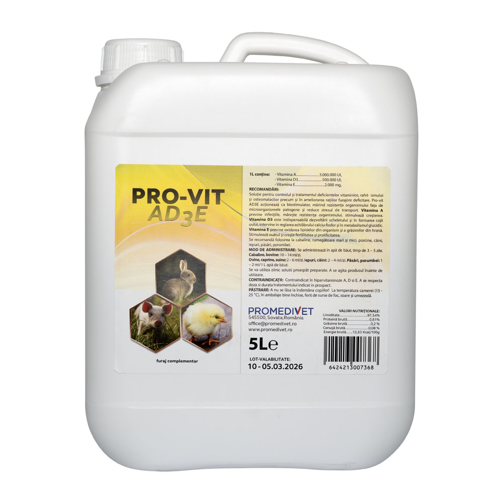 Pro-Vit soluție AD3E 5l