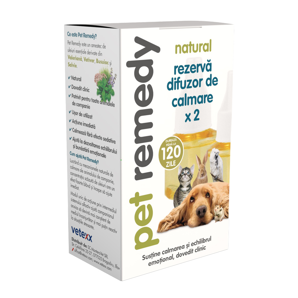 Pet Remedy rezervă pentru difuzor, 2 × 40 ml