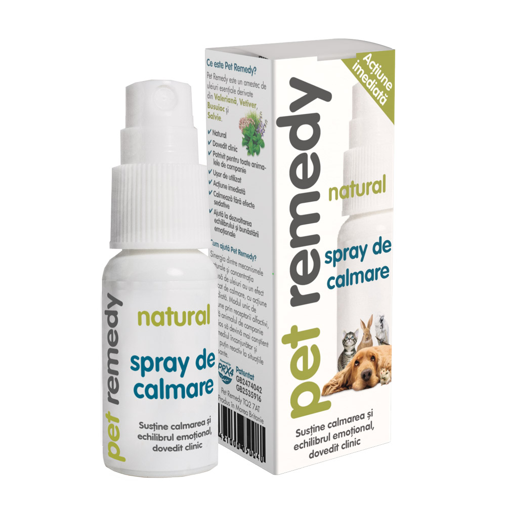 Pet Remedy mini spray calmant, 15 ml