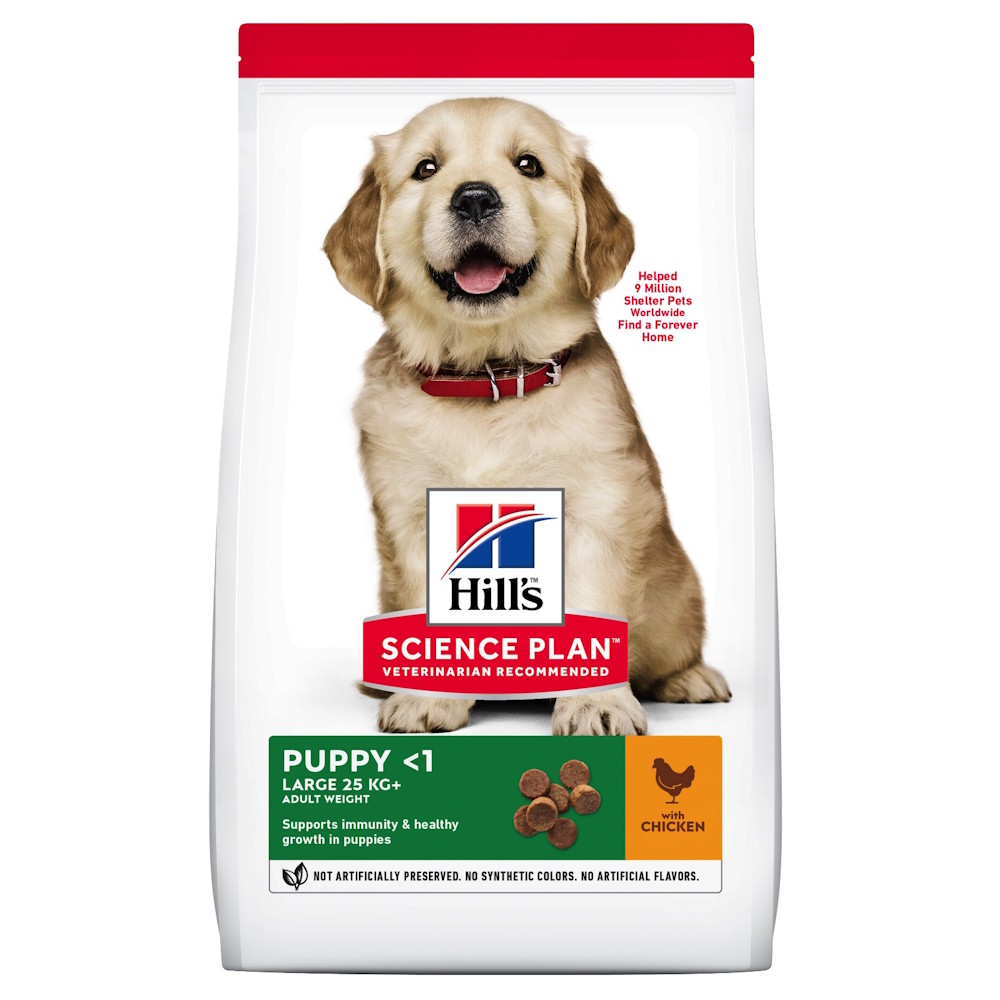 Hrană uscată pentru căței Hill's Science Plan Puppy Large Breed, pui, 14,5 kg