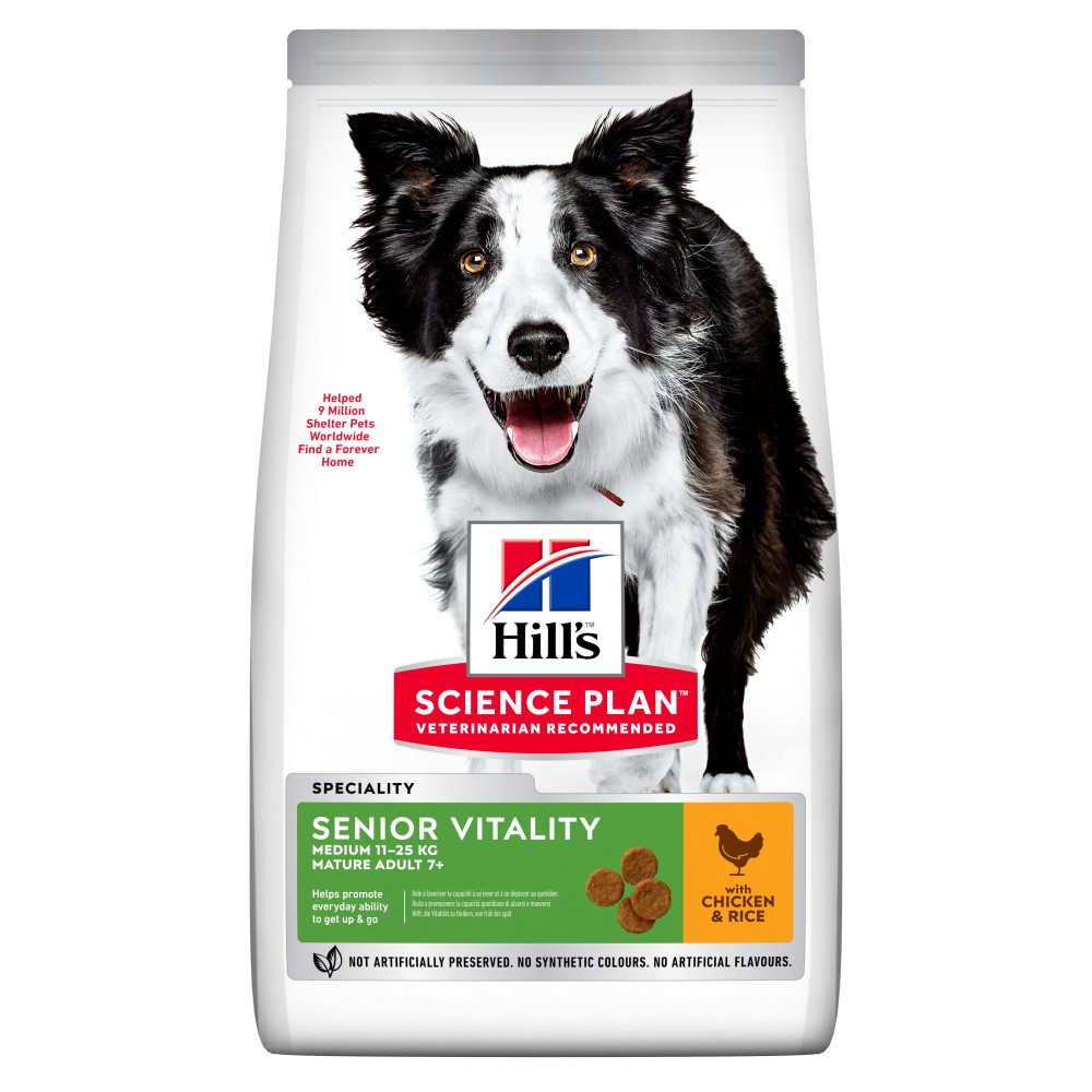 SP CANINE SENIOR VITALITY MED CHK 2.5 kg