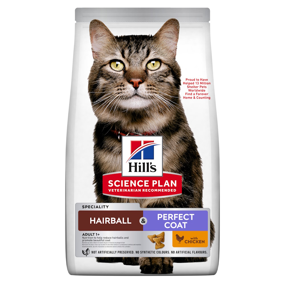SP FELINE ADULT HAIRBALL&PERFECT COAT 3 kg
