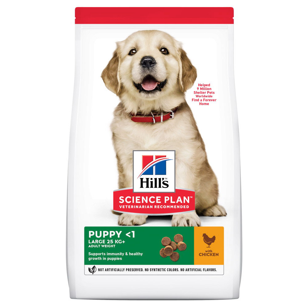 Hrană uscată pentru căței Hill's Science Plan Puppy Large Breed, pui, 2,5 kg