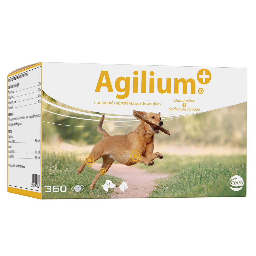Agilium+ supliment pentru articulații, câini și pisici, 36 × 10 tablete