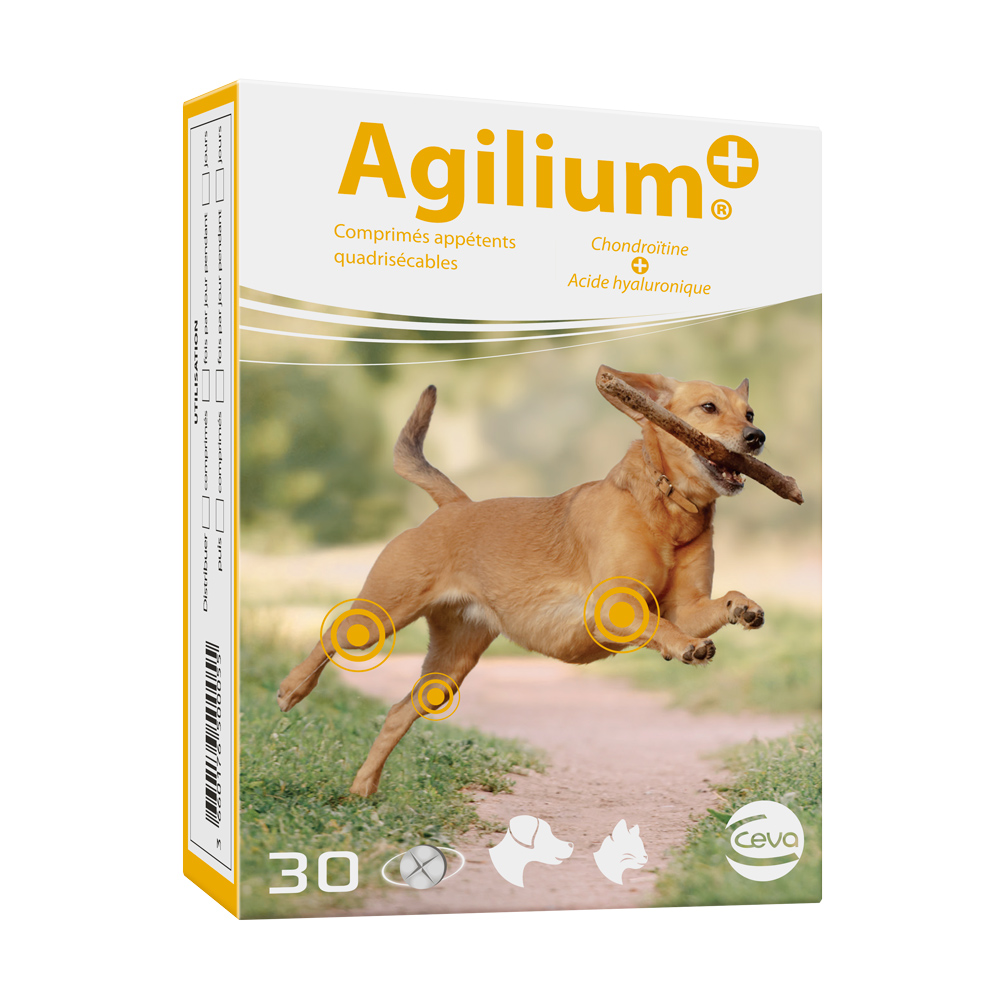 Agilium+ supliment pentru articulații, câini și pisici, 3 × 10 tablete