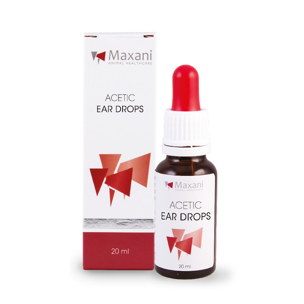 Maxani picături acetice pentru curățarea urechilor, 20 ml