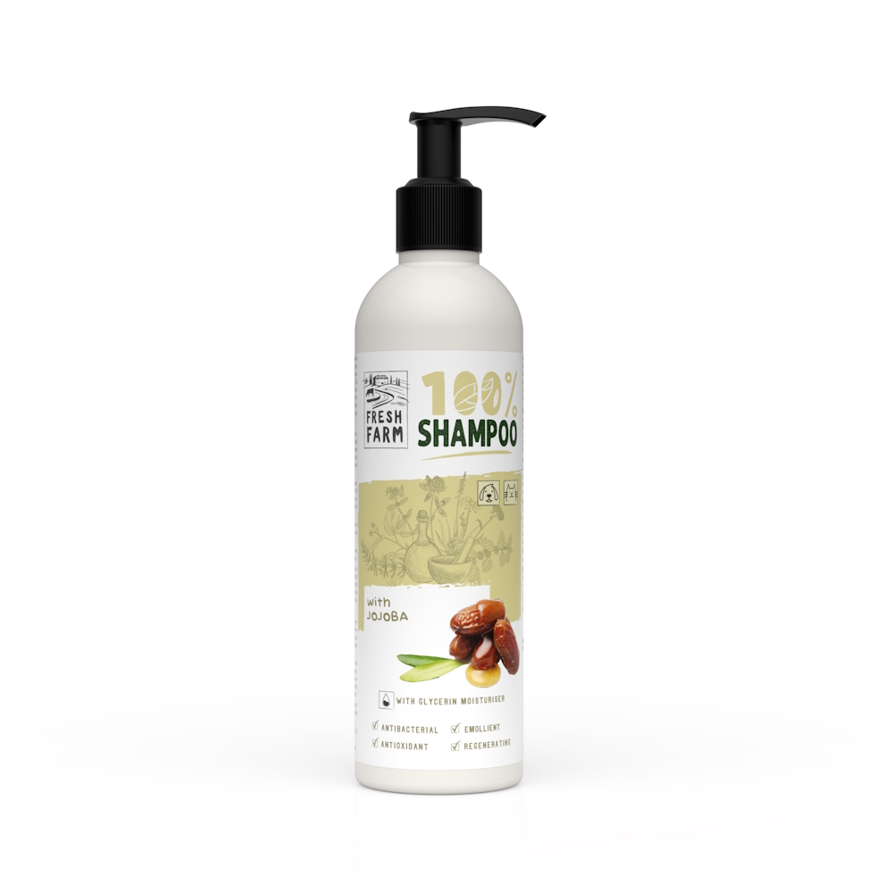 Șampon Fresh Farm cu jojoba, câini și pisici, 250 ml