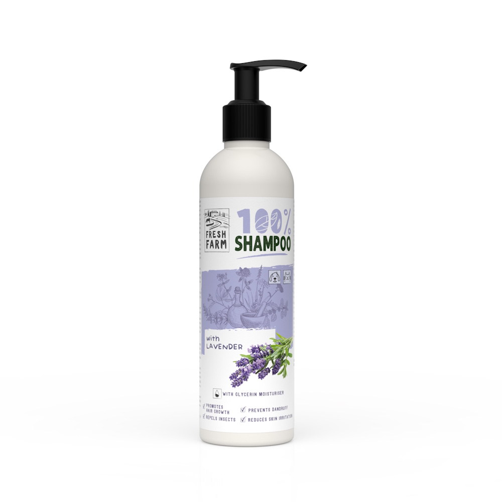 Șampon Fresh Farm cu lavandă, câini și pisici, 250 ml