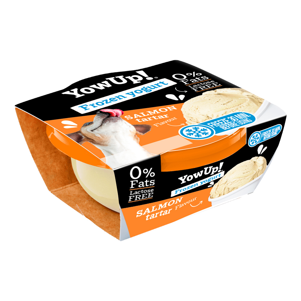 Iaurt înghețat pentru câini YowUp, tartar de somon, 110 g