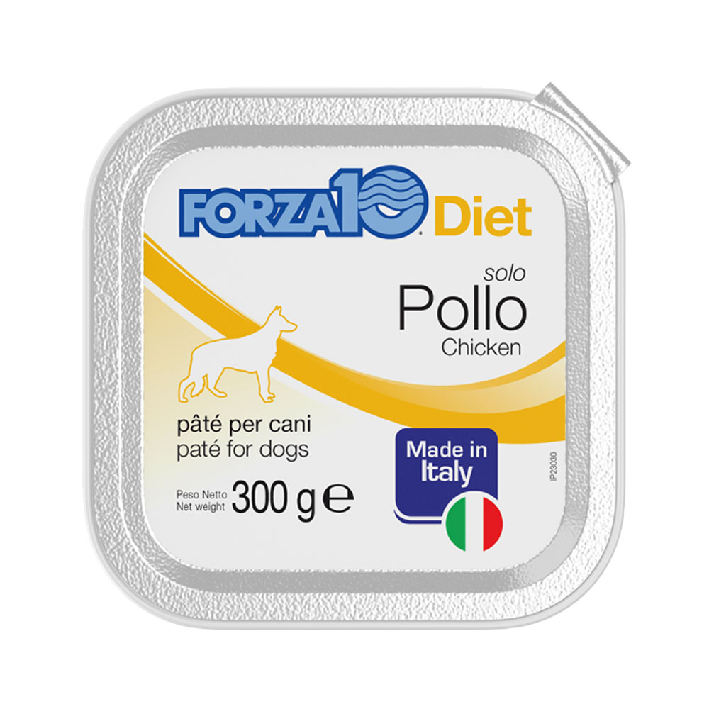 Hrană umedă pentru câini Forza10 Solo Diet, pui, 300 g