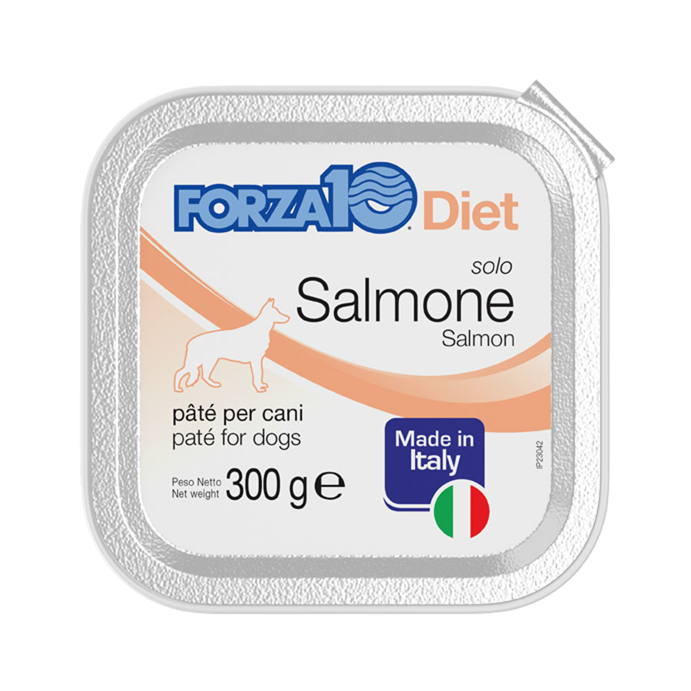 Hrană umedă pentru câini Forza10 Solo Diet, somon, 300 g