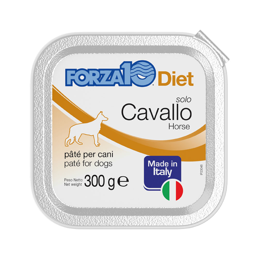 Hrană umedă pentru câini Forza10 Solo Diet, cal, 300 g