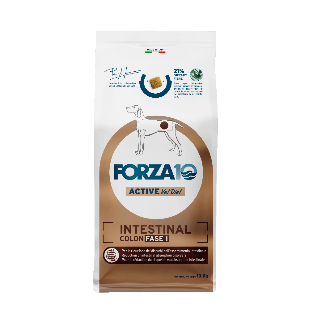 Hrană uscată pentru câini Forza10 Intestinal Colon Faza 1, 10 kg
