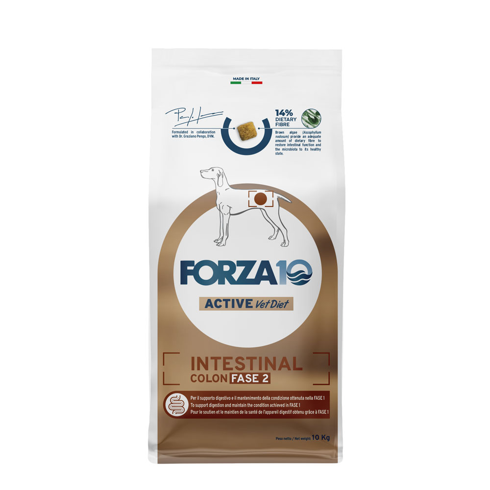 Hrană uscată pentru câini Forza10 Intestinal Colon Faza 2, 10 kg