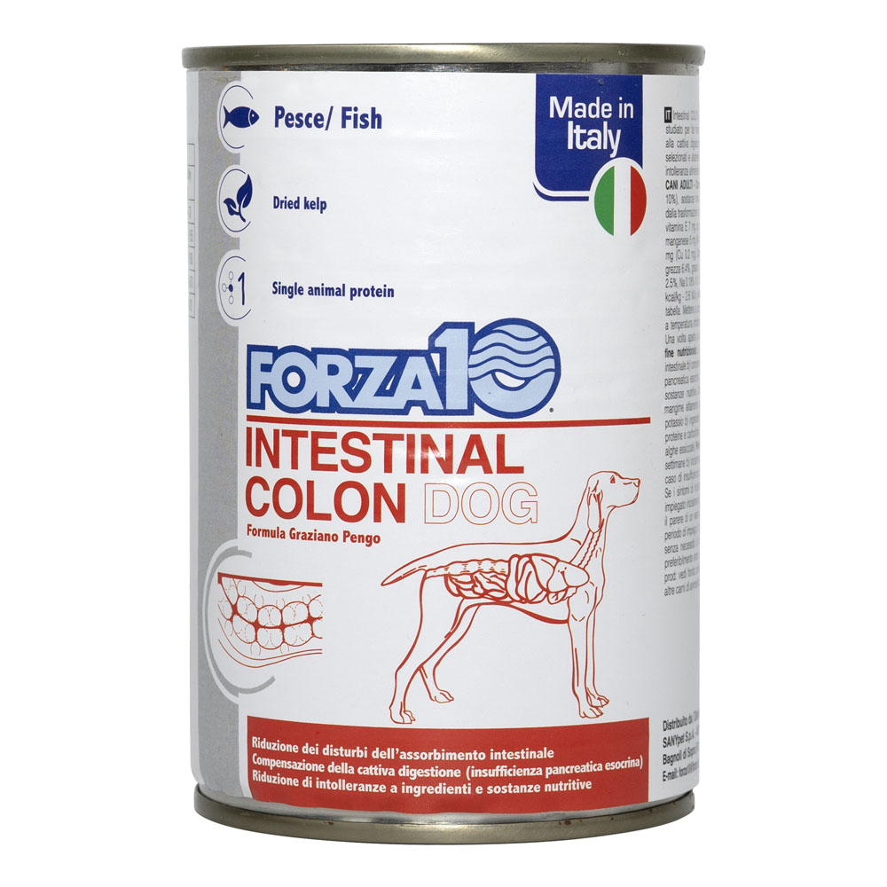 Hrană umedă pentru câini Forza10 Intestinal Colon, 390 g
