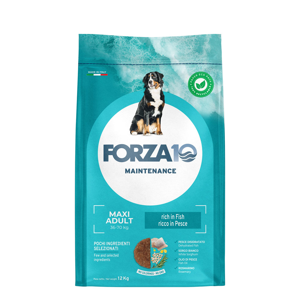 Hrană uscată pentru câini Forza10 All Day Maxi Adult, pește, 12 kg