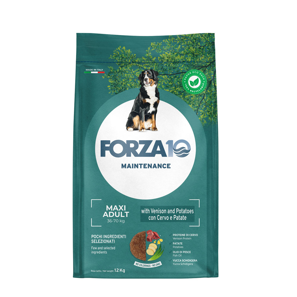 Hrană uscată pentru câini Forza10 All Day Maxi Adult, vânat, 12 kg