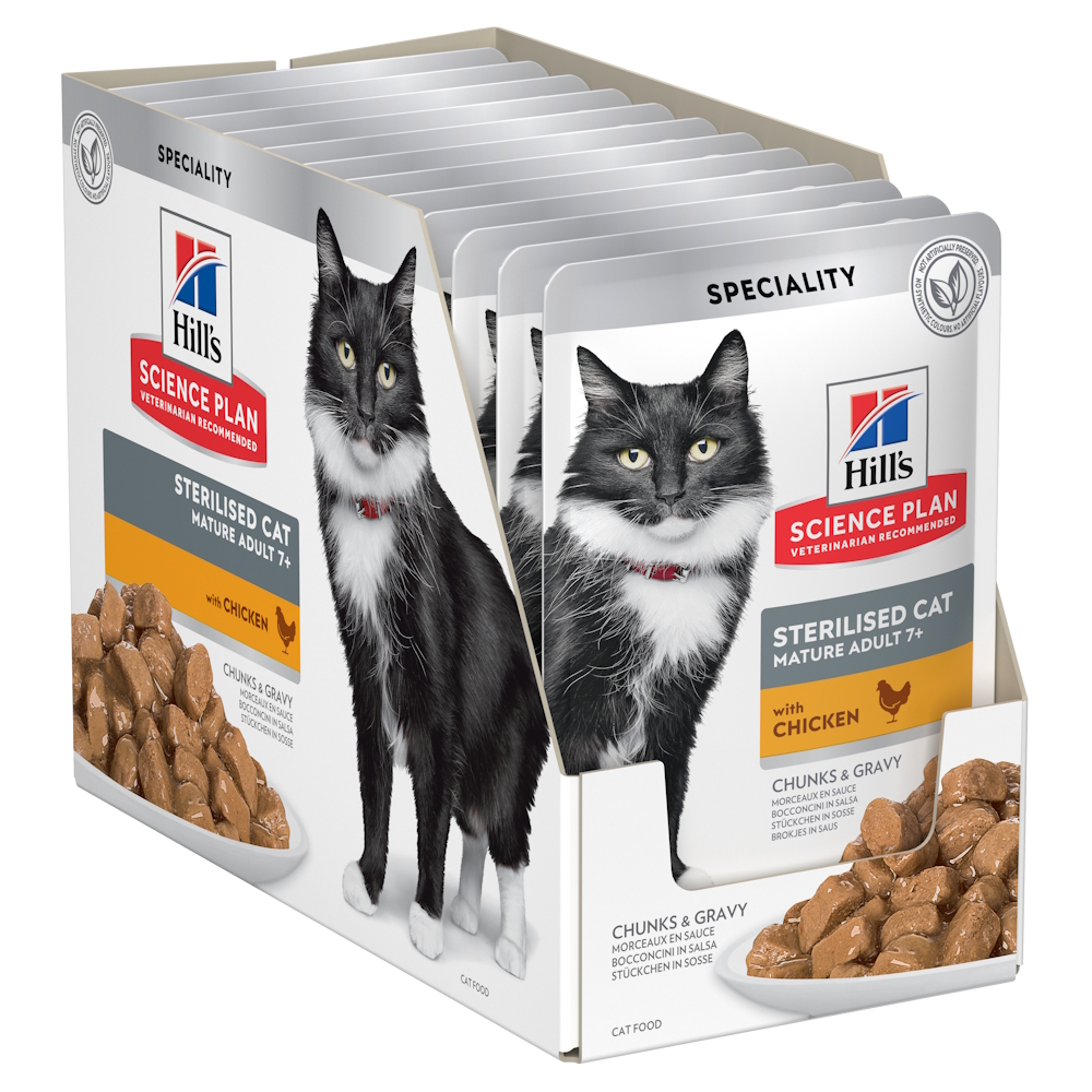 SP FELINE MATURE STERILISED CHK 12x85 g (PLICURI)