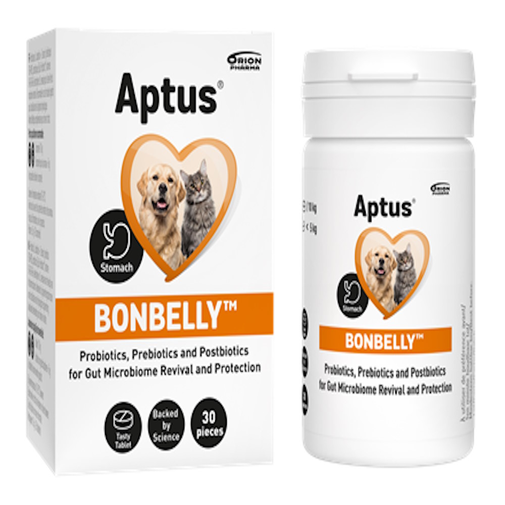 Aptus Bonbelly probiotic pentru câini și pisici, 30 tablete