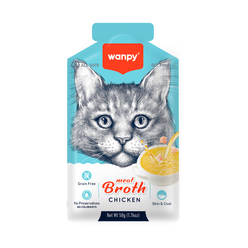 Supă pentru pisici Wanpy, pui, 50 g