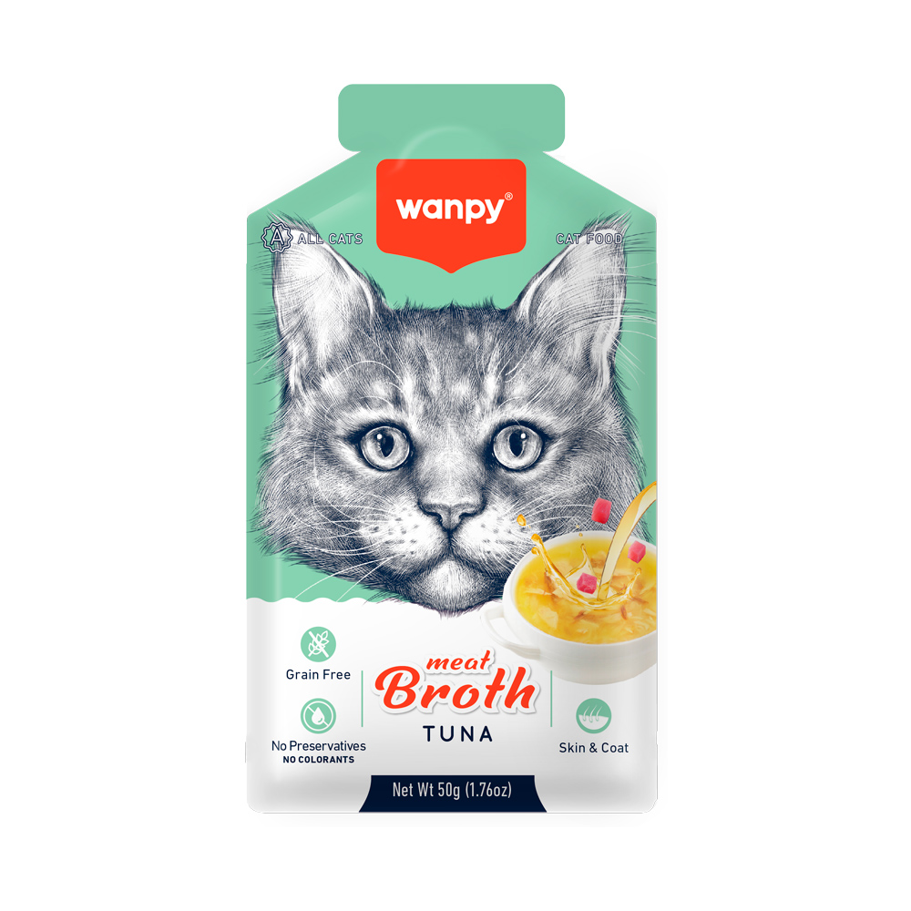 Supă pentru pisici Wanpy, ton, 50 g