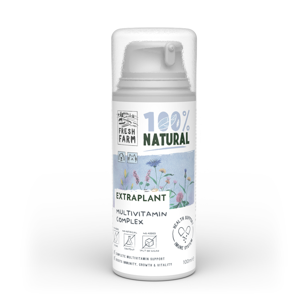 Fresh Farm Extraplant Multivitamin Complex pentru câini și pisici, 100 ml