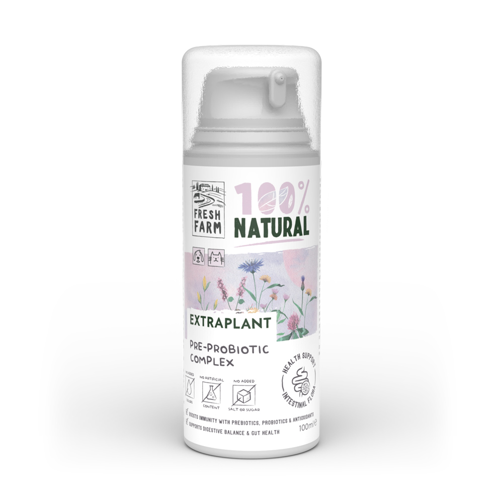 Fresh Farm Extraplant Pre-Probiotic Complex pentru câini și pisici, 100 ml