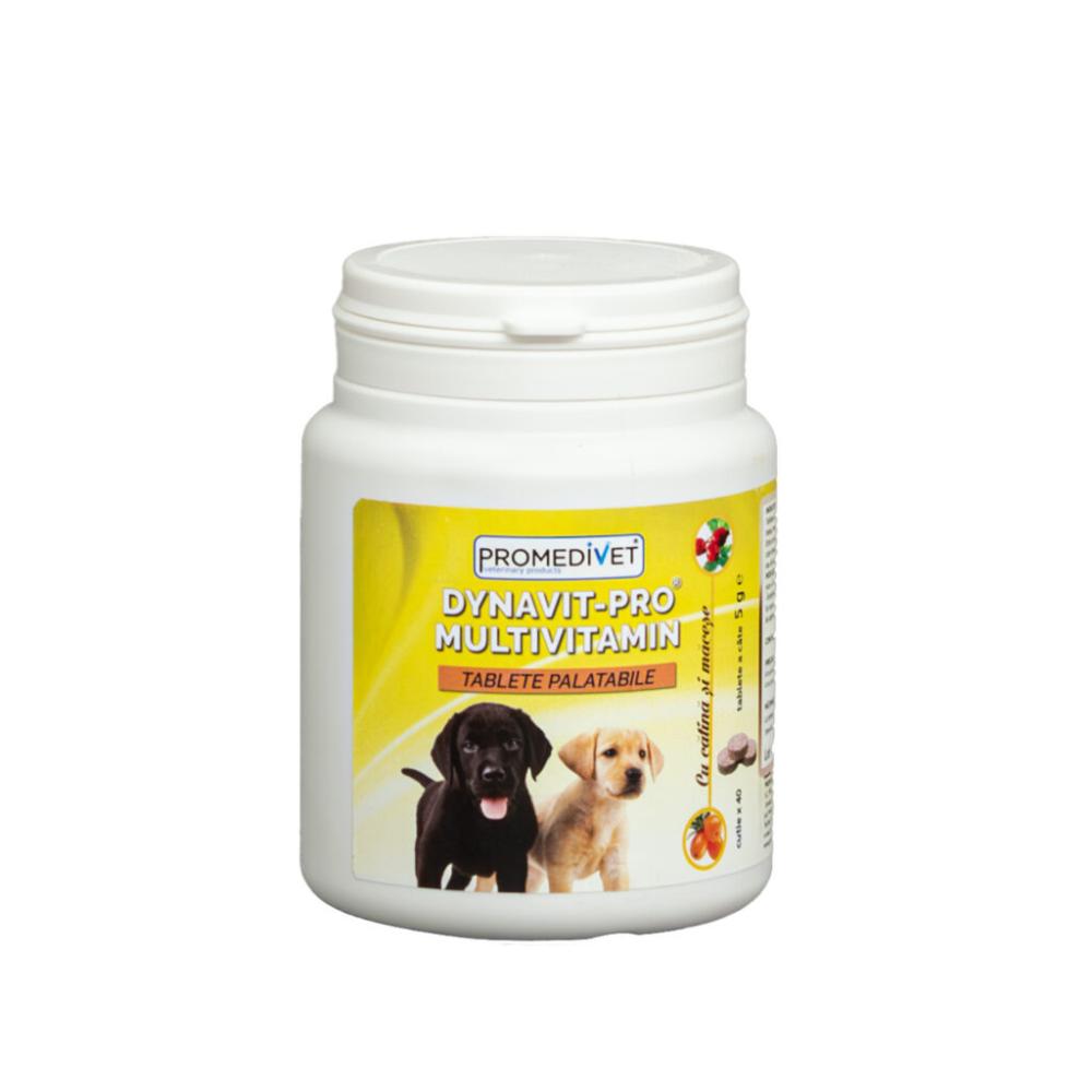 Dynavit-Pro multivitamine pentru câini și pisici, 40 tablete