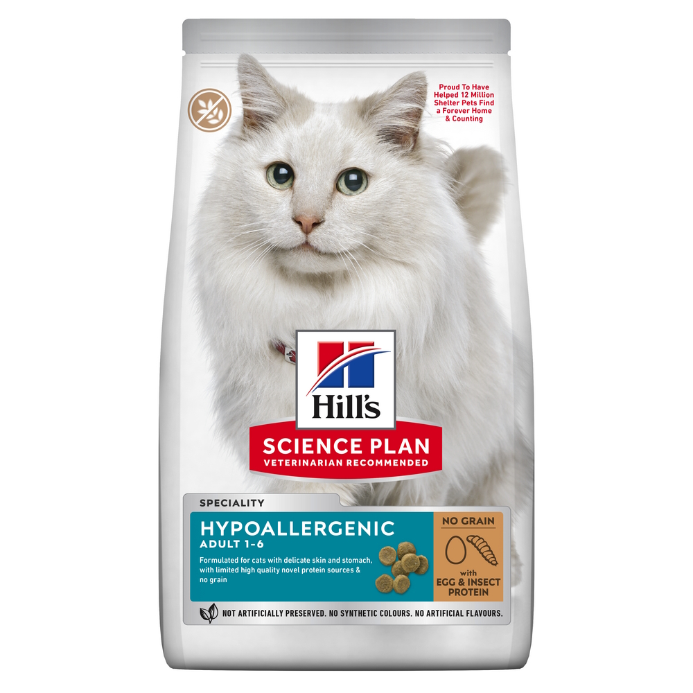 SP FELINE ADULT HYPOALLERGENIC NO GRAIN 1.5 kg
