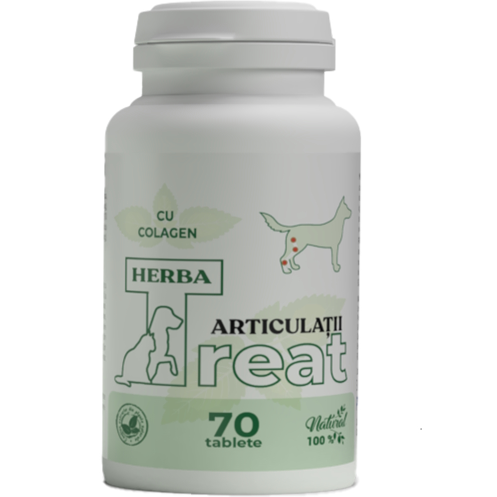 Herba-Treat tablete cu colagen pentru articulații, 70 tablete