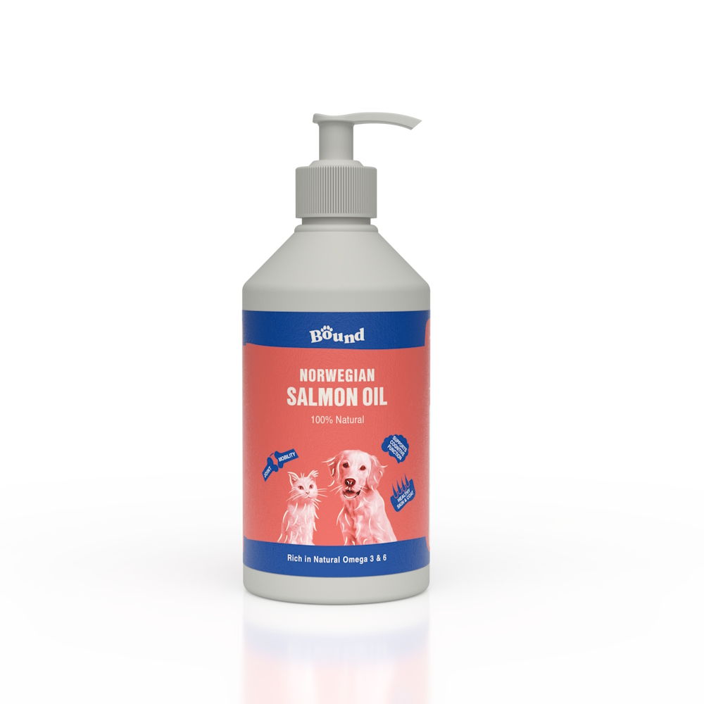Ulei de somon norvegian pentru câini Bound Pets, 500 ml