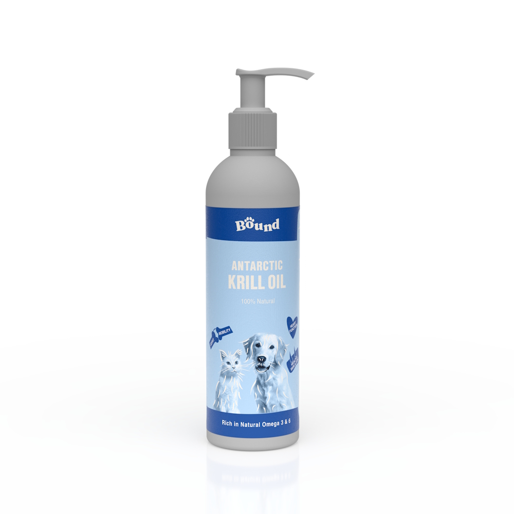 Ulei de krill antarctic pentru câini Bound Pets, 250 ml