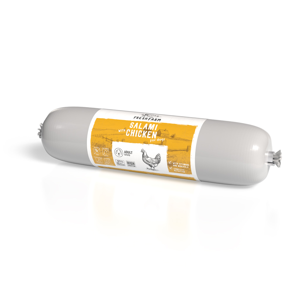 Fresh Farm salam de caini cu pui 800gr