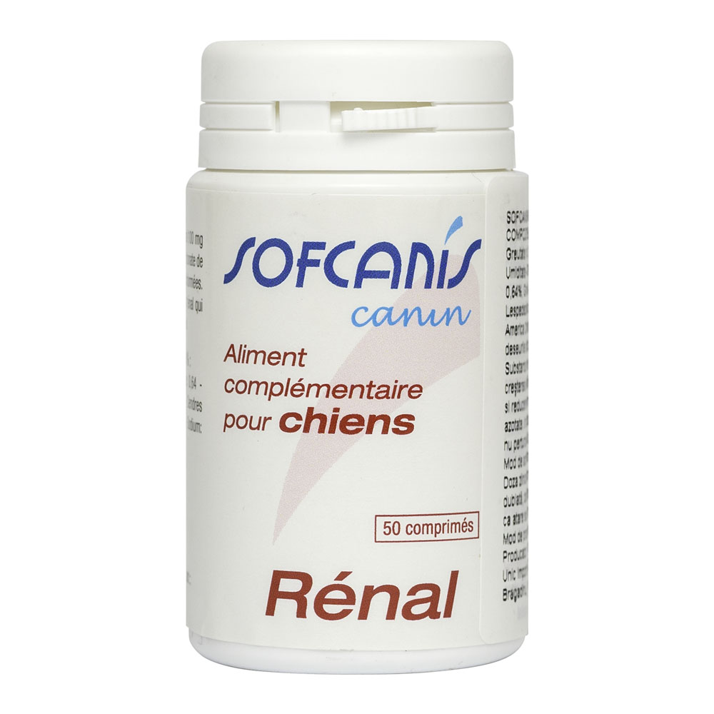 Sofcanis Renal, supliment pentru rinichi, câini, 50 comprimate