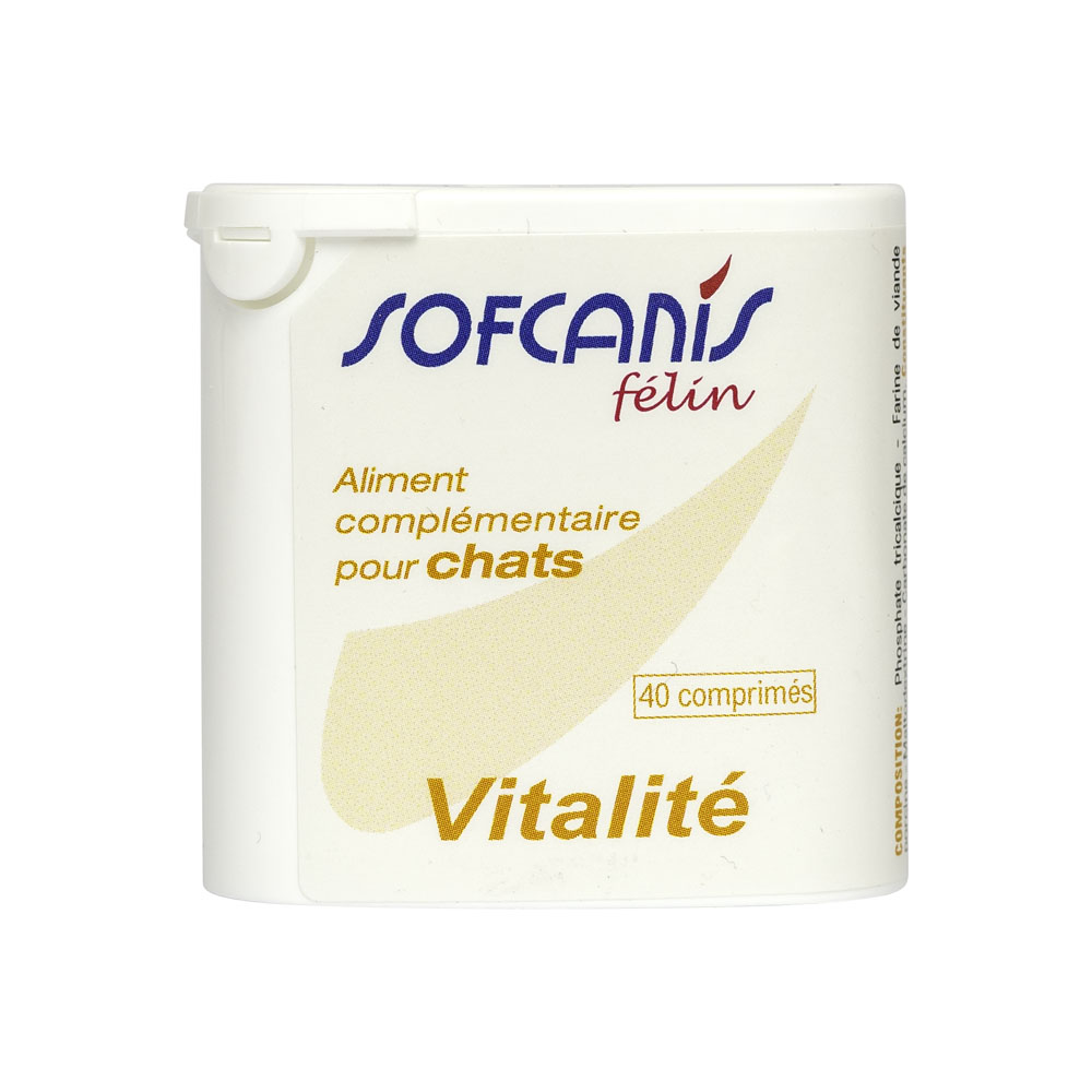 Sofcanis Felin Vitalité pentru pisici, 40 comprimate